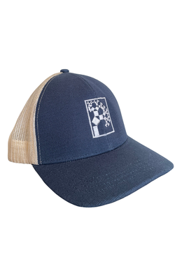 Hemp Fractal Trucker Hat